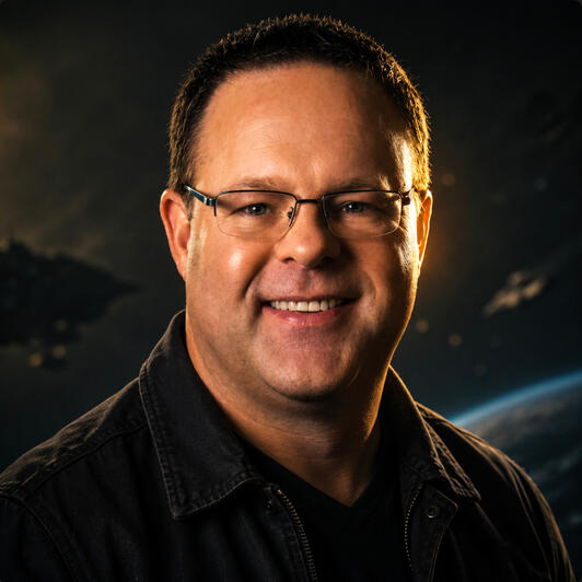 Matt J. Geers science fiction author banner Banner for sci-fi author Matt J. Geers featuring five book covers, a solar megastructure, spacecraft, and a lone figure overlooking Earth.